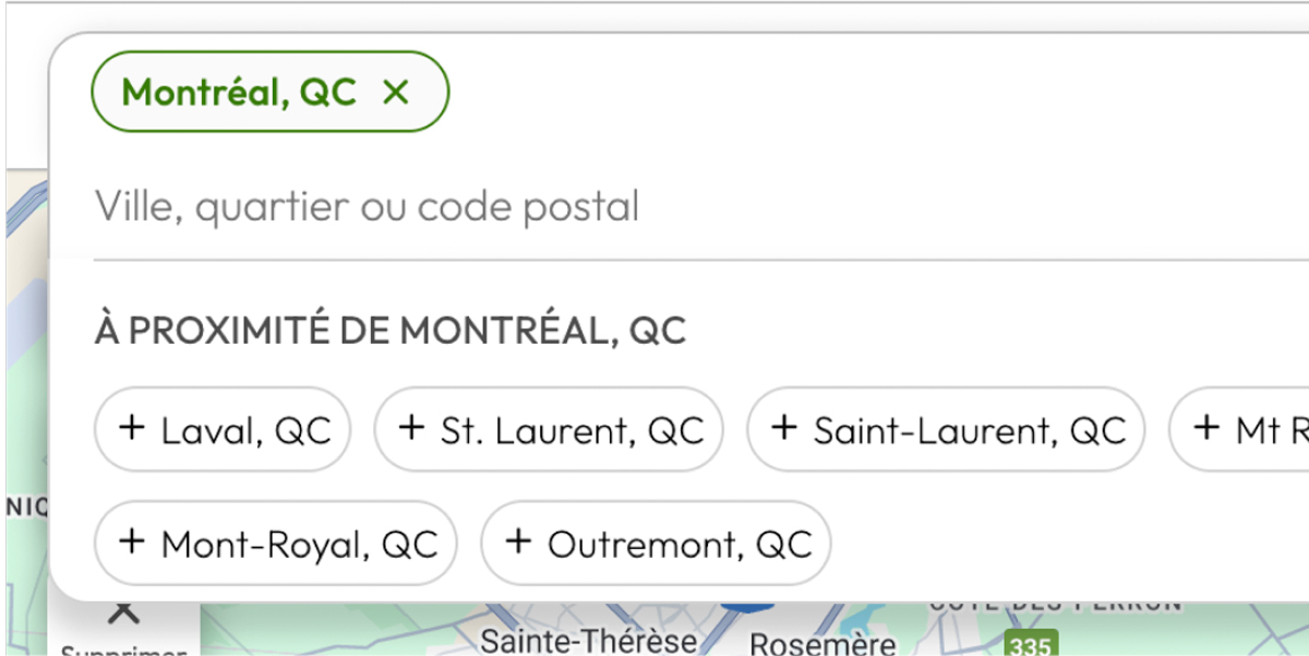 Trouvez votre quartier idéal